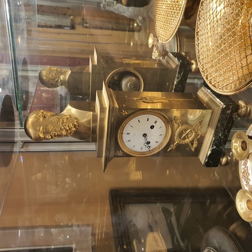 empire clock gilt bronze 