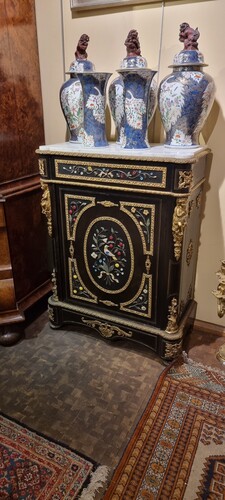French 19th C. cabinet pietra dura