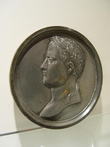 relief bronze portrait