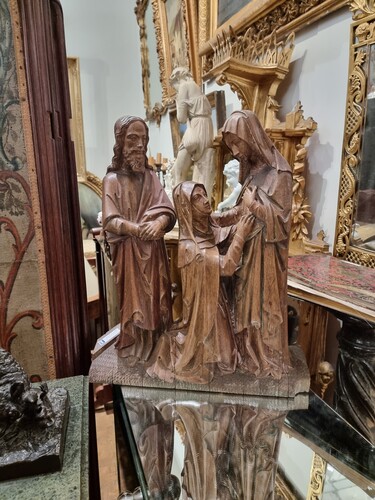 religious wooden carved sculpture