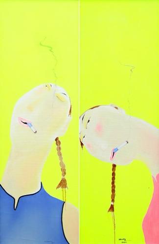 Yan Yu - A pair of painting 